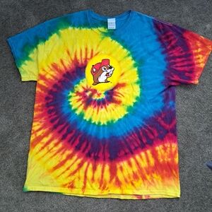 Colortone Buccee's Tee Shirt Rainbow Colored Men's XL